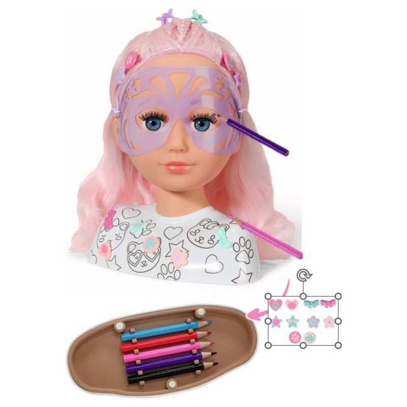 Baby Born Māsa, galva stila veido&scaron;anai