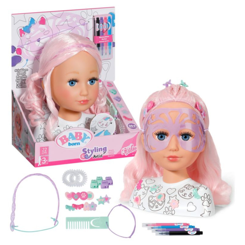 Baby Born Māsa, galva stila veido&scaron;anai