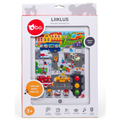 BO. Обучающий планшет "Дорожное движение" (на эстонском яз.)