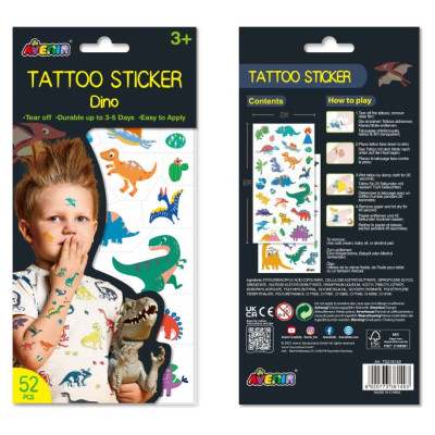 Avenir Tetovējumu uzlīmes: Dinozaurs