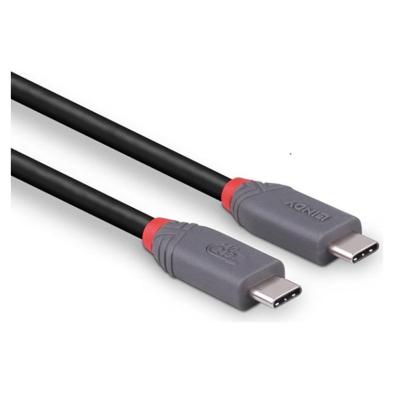 Lindy CABLE USB4 240W TYPE C 1.5M/40GBPS ANTHRA LINE 36957 LINDY