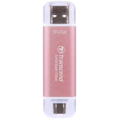 Transcend External SSD|TRANSCEND|ESD310|512GB|USB-C|USB|3D NAND|Write speed 900 MBytes/sec|Read speed 1050 MBytes/sec|TS512GESD310P