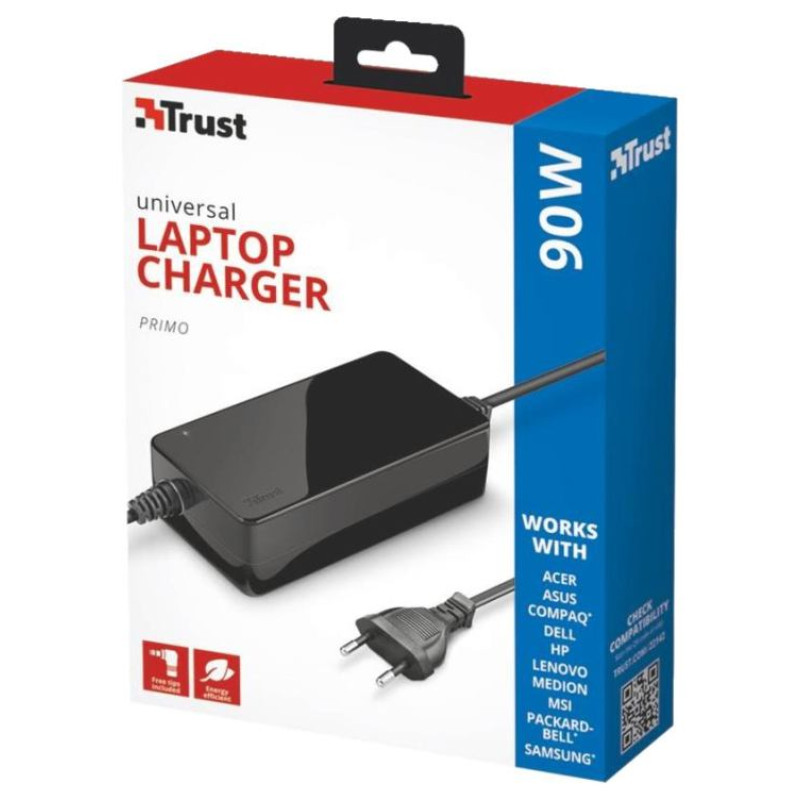 Trust NB ACC AC ADAPTER 90W PRIMO/BLACK 22142 TRUST