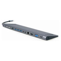 Gembird I/O ADAPTER USB-C TO HDMI/USB3/9IN1 A-CM-COMBO9-01 GEMBIRD