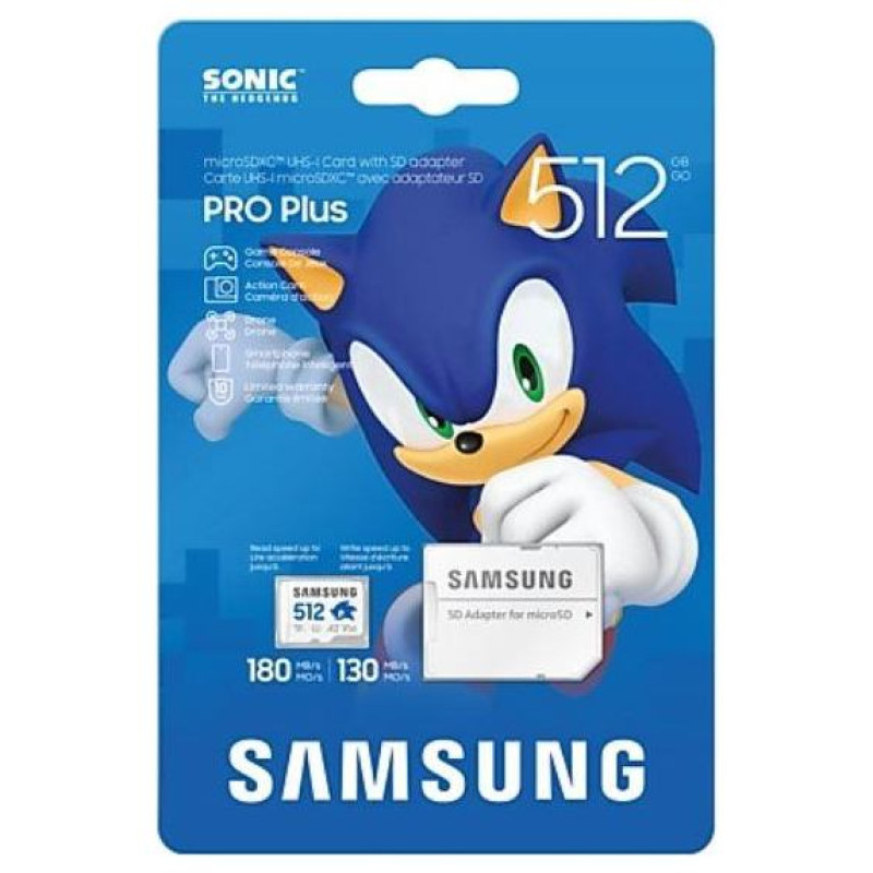 Samsung MEMORY MICRO SDXC PRO+ 512GB/W/A MB-MD512SA/LC1 SAMSUNG