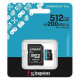 Kingston MEMORY MICRO SDXC 512GB UHS-I/W/A SDCG4/512GB KINGSTON