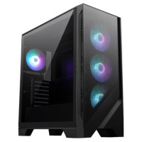 MSI Case|MSI|MAG FORGE 321R AIRFLOW|MidiTower|Case product features Transparent panel|ATX|MicroATX|MiniITX|Colour Black|MAGFORGE321RAIRFLOW