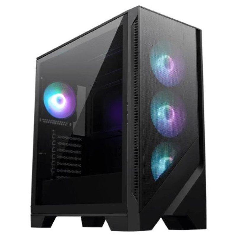 MSI Case|MSI|MAG FORGE 321R AIRFLOW|MidiTower|Case product features Transparent panel|ATX|MicroATX|MiniITX|Colour Black|MAGFORGE321RAIRFLOW