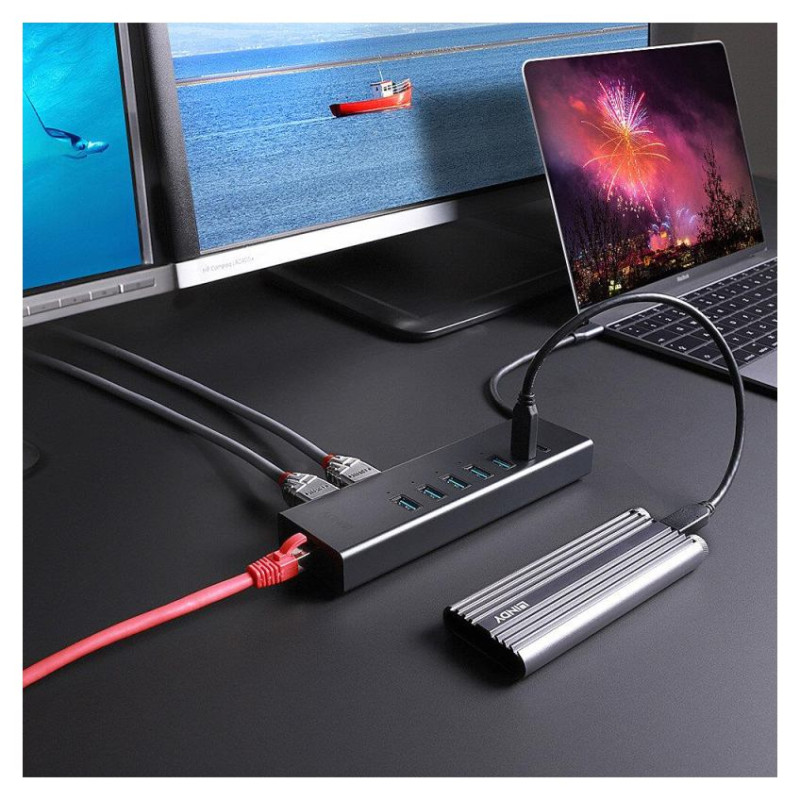 Lindy I/O DOCKING STATION USB-C/DST-MINI DUO 43373 LINDY