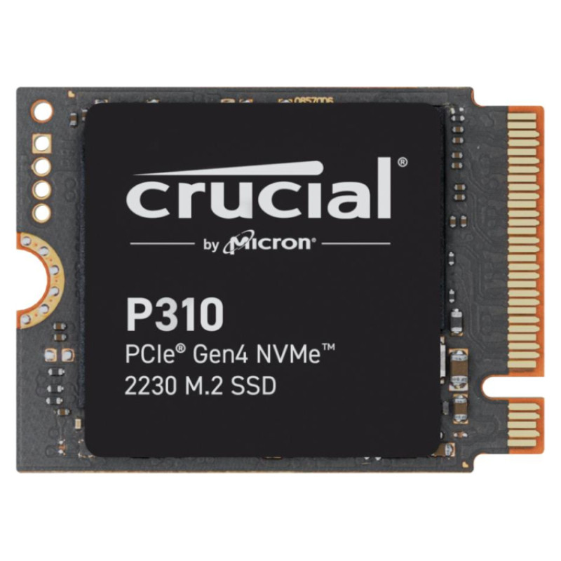 Crucial SSD|CRUCIAL|P310|1TB|M.2|PCIe Gen4|NVMe|3D NAND|Write speed 6000 MBytes/sec|Read speed 7100 MBytes/sec|TBW 220 TB|CT1000P310SSD2