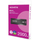 Adata External SSD|ADATA|SC610|2TB|USB 3.2|Write speed 500 MBytes/sec|Read speed 550 MBytes/sec|SC610-2000G-CBK/RD