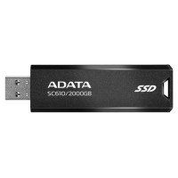 Adata External SSD|ADATA|SC610|2TB|USB 3.2|Write speed 500 MBytes/sec|Read speed 550 MBytes/sec|SC610-2000G-CBK/RD