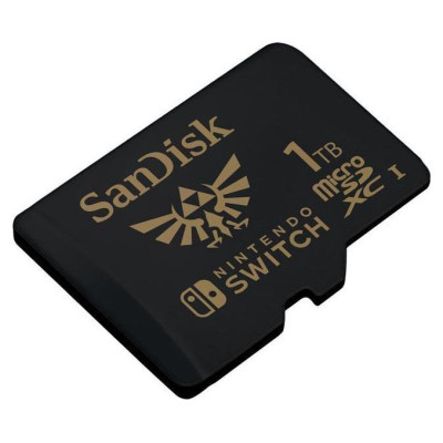 Sandisk Nintendo MicroSDXC UHS-I card for Nintendo Switch, Zelda Edition- 1TB, Up to 100MB/s read up to 90MB/s write