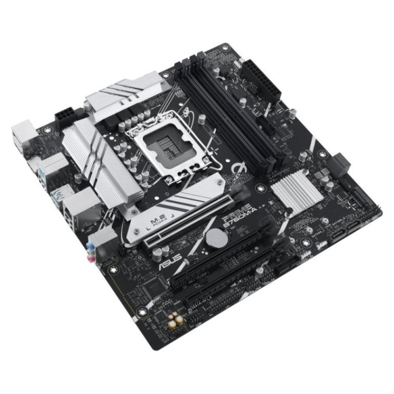 Asus Mainboard|ASUS|Intel B760 Express|LGA1700|Micro-ATX|Memory DDR5|Memory slots 4|2xPCI-Express 4.0 16x|2xM.2|1xHDMI|2xDisplayPort|4xUSB 2.0|2xUSB 3.2|1xPS/2|1xRJ45|3xAudio port|PRIMEB760M-A-CSM