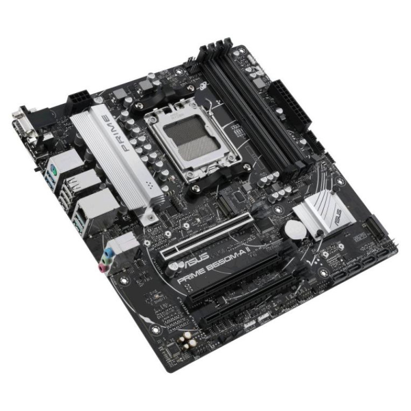 Asus Mainboard|ASUS|AMD B650|SAM5|Micro-ATX|Memory DDR5|Memory slots 4|2xPCI-Express 4.0 16x|2xM.2|1xVGA|1xHDMI|1xDisplayPort|4xUSB 2.0|4xUSB 3.2|1xPS/2|1xRJ45|3xAudio port|PRIMEB650M-AII-CSM