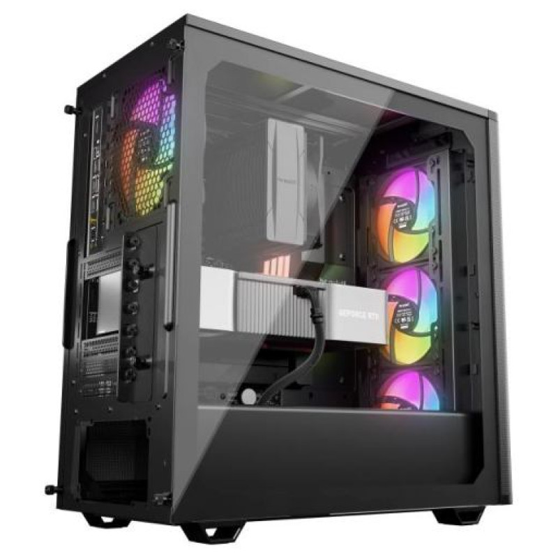 Be Quiet Case|BE QUIET|PURE BASE 501 LX|MidiTower|Case product features Transparent panel|Not included|ATX|MicroATX|MiniITX|Colour Black|BGW78