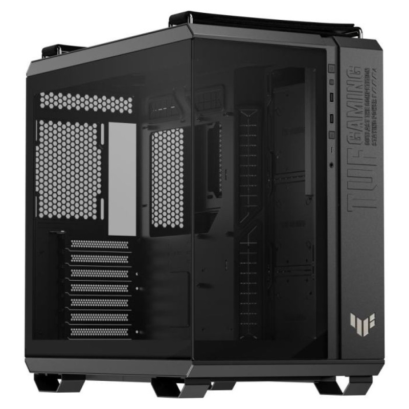 Asus Case|ASUS|TUF Gaming GT502 Horizon|MidiTower|Case product features Transparent panel|Not included|ATX|MicroATX|MiniITX|Colour Black|TUFGAMINGGT502HORIZON