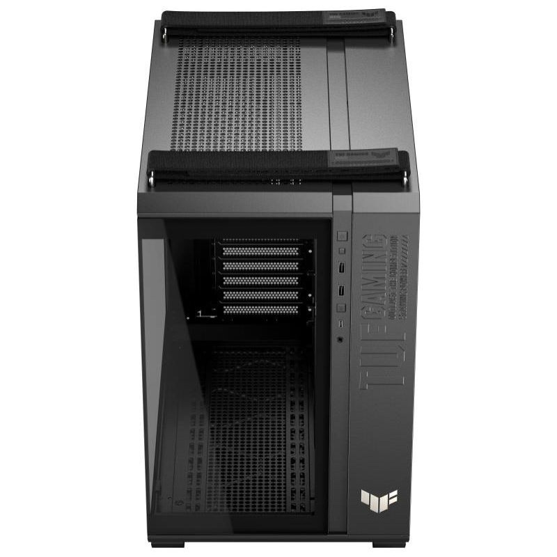 Asus Case|ASUS|TUF Gaming GT502 Horizon|MidiTower|Case product features Transparent panel|Not included|ATX|MicroATX|MiniITX|Colour Black|TUFGAMINGGT502HORIZON