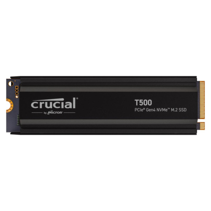 Crucial SSD|CRUCIAL|T500|2TB|M.2|PCIe Gen4|NVMe|3D NAND|Write speed 7000 MBytes/sec|Read speed 7400 MBytes/sec|TBW 1200 TB|CT2000T500SSD5
