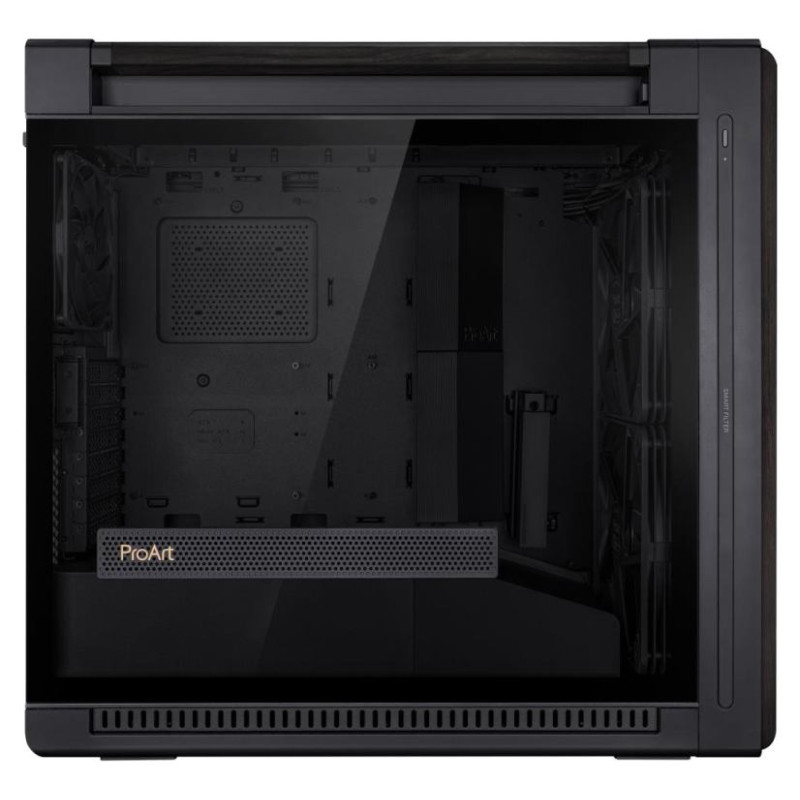 Asus Case|ASUS|ProArt PA602 Wood Edition - Tempered Glass Panel|MidiTower|Case product features Transparent panel|ATX|EATX|MicroATX|MiniDTX|MiniITX|Colour Black|PROARTPA602WOODTGPWM