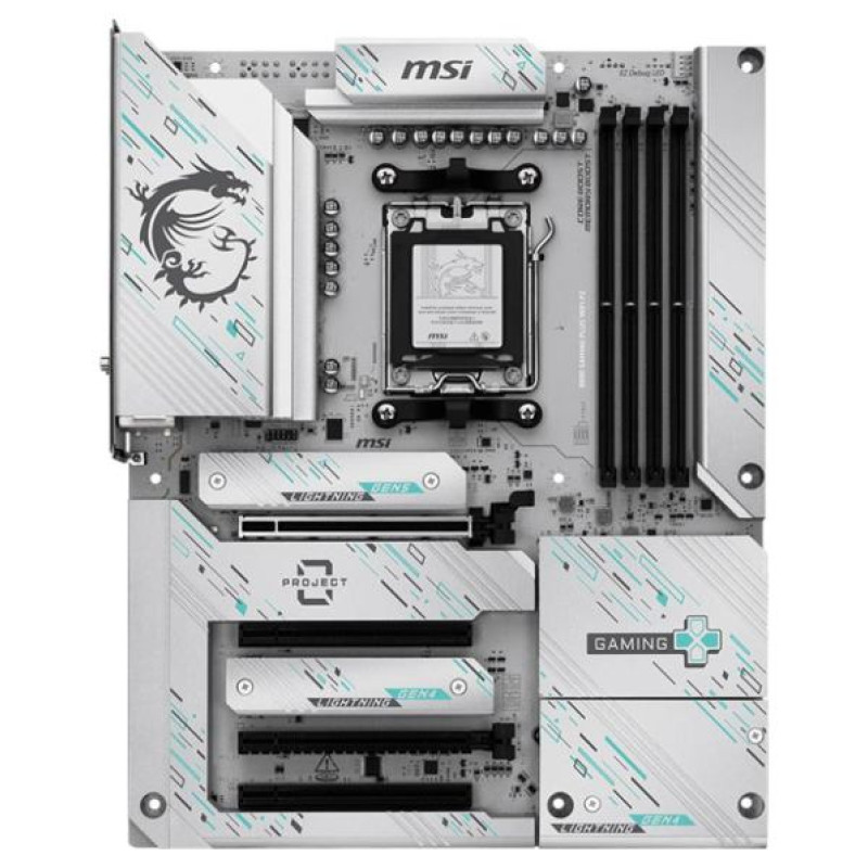 MSI Mainboard|MSI|AMD B850|SAM5|ATX|Memory DDR5|Memory slots 4|B850GAMINGPLUSWIFIPZ