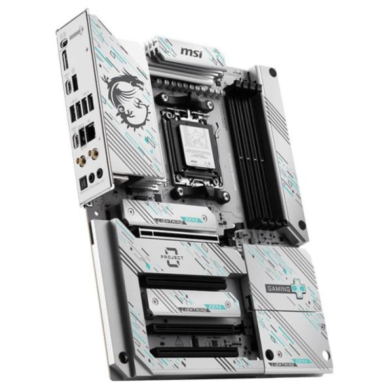 MSI Mainboard|MSI|AMD B850|SAM5|ATX|Memory DDR5|Memory slots 4|B850GAMINGPLUSWIFIPZ