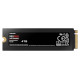 Samsung SSD|SAMSUNG|990 PRO with Heatsink|4TB|M.2|PCIe Gen4|NVMe|TLC|Write speed 6900 MBytes/sec|Read speed 7450 MBytes/sec|TBW 2400 TB|MTBF 1500000 hours|MZ-V9P4T0CW