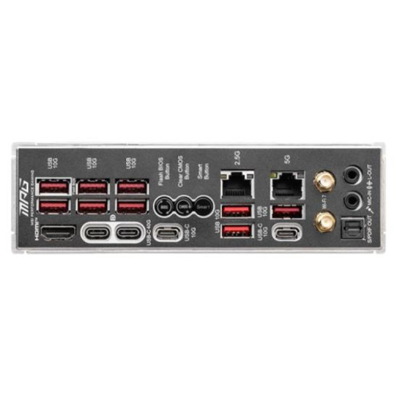 MSI Mainboard|MSI|AMD X870E|SAM5|ATX|Memory DDR5|Memory slots 4|3xPCI-Express 16x|1xPCI-Express 4.0 4x	|1xPCI-Express 5.0 4x|1xPCI-Express 5.0 16x|4xM.2|4xUSB 2.0|4xUSB 3.2|3xUSB-C|1xOptical S/PDIF|2xRJ45|2xAudio port|MPGX870ECARBONWIFI