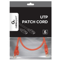Gembird PATCH CABLE CAT6 UTP 0.5M/RED PP6U-0.5M/R GEMBIRD