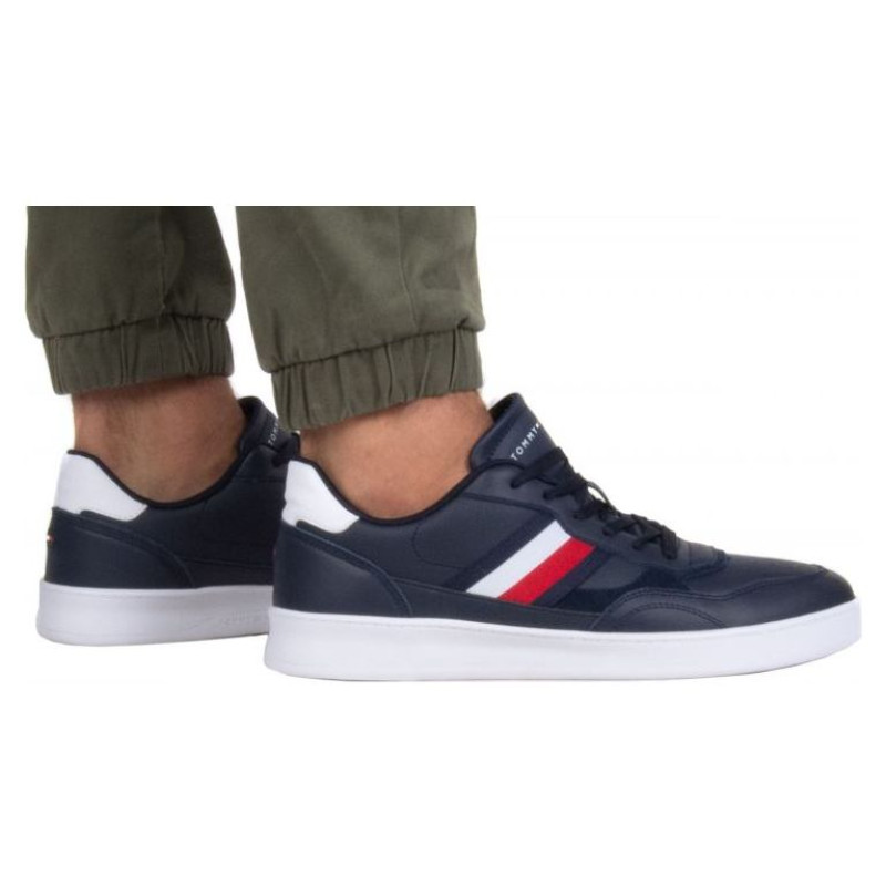 Tommy Hilfiger Court Cupsole Retro Lth Stripes shoes M FM0FM04828 DW5 (44)
