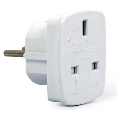 Gembird POWER ADAPTER AC UK TO EU/A-AC-UKEU-001 GEMBIRD