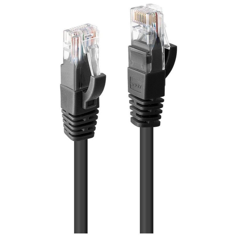 Lindy CABLE CAT6 UTP 1M/BLACK 48077 LINDY