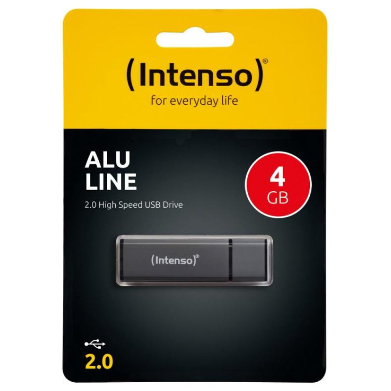 Intenso MEMORY DRIVE FLASH USB2 4GB/BLACK 3521451 INTENSO