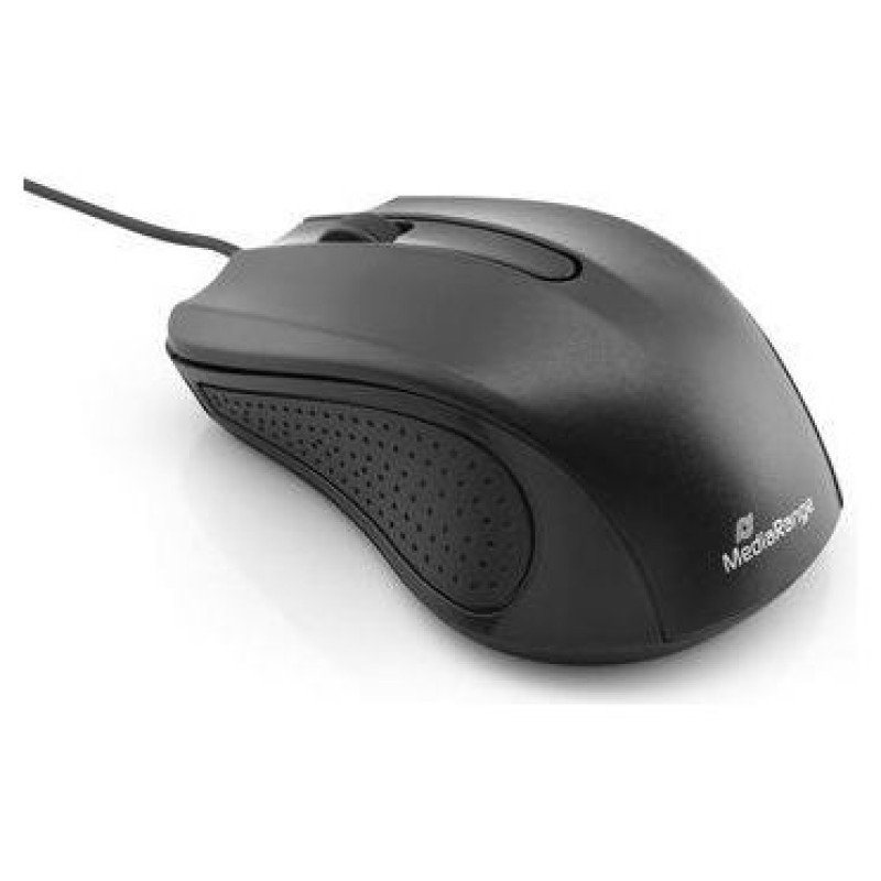Mediarange MOUSE USB OPTICAL BLACK/3-BUTTON MROS210 MEDIARANGE
