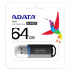 Adata MEMORY DRIVE FLASH USB2 64GB/BLACK AC906-64G-RBK A-DATA