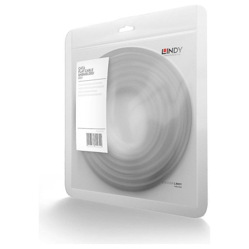 Lindy CABLE CAT6 U/UTP 3M/GREY 47493 LINDY