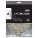 Gembird PATCH CABLE CAT6 UTP 15M/GREY PP6U-15M GEMBIRD