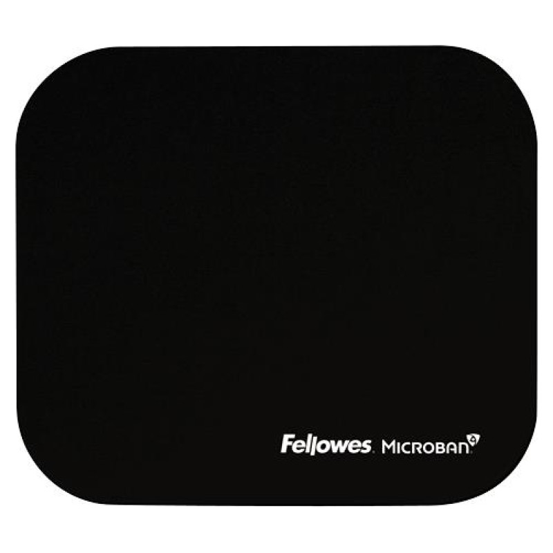 Fellowes MOUSE PAD MICROBAN/BLACK 5933907 FELLOWES