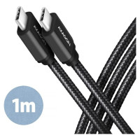 Axagon CABLE USB-C TO USB-C 1M 60W/BLACK BUCM3-CM10AB AXAGON