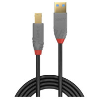 Lindy CABLE USB3.2 A-B 1M/ANTHRA 36741 LINDY