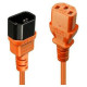 Lindy CABLE POWER IEC EXTENSION 2M/ORANGE 30475 LINDY