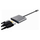 Trust Dokstacija Trust Dalyx 3-in-1 Multiport USB-C Grey