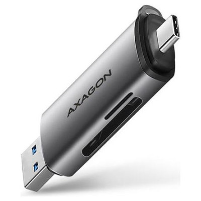Axagon CRE-SAC External USB 3.2 Gen1 Type-C+Type-A 2-slot SD/microSD