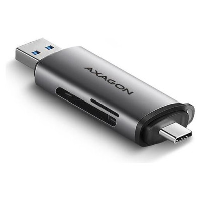 Axagon CRE-SAC External USB 3.2 Gen1 Type-C+Type-A 2-slot SD/microSD