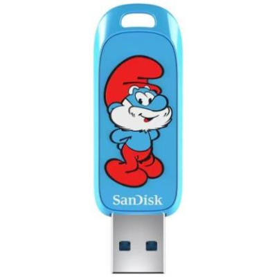 Sandisk USB 3.2,Ingot Type-A,130MB/s,Brainy Smurf Edition,4x6 Blister,Global