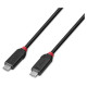 Lindy CABLE USB4 240W TYPE C 0.5M/BLACK LINE 37000 LINDY