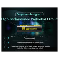 Nitecore BATTERY RECH. LI-ION 3.6V/NL1836R(3600MAH) NITECORE