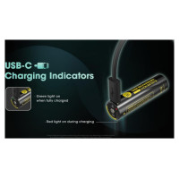 Nitecore BATTERY RECH. LI-ION 3.6V/NL1836R(3600MAH) NITECORE
