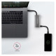 Axagon I/O HUB USB3.2 4PORT/0.13M HMC-4G2 AXAGON