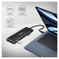 Axagon I/O HUB USB-C 7PORT FLAT/0.3M HUE-F7C AXAGON